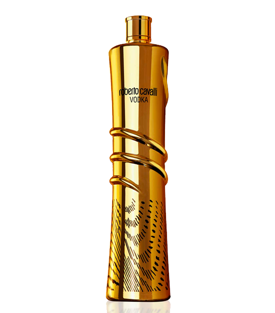 Roberto Cavalli Vodka Gold Edition Clipart (700x800), Png Download