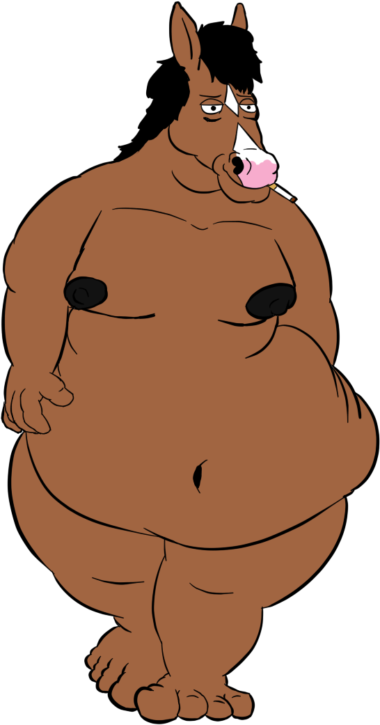 Fat Bojack Clipart (685x1050), Png Download