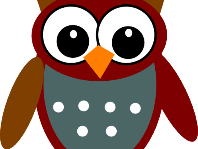 Dark Clipart Blue Owl - Png Download (640x480), Png Download