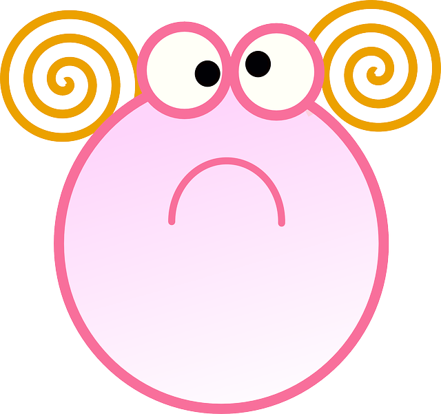 Red Sad Face Clipart - Png Download (640x602), Png Download