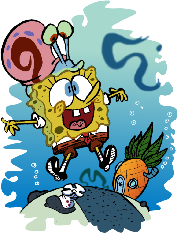 Best Gary From Spongebob Gallery Design Ideas Clipart (778x1026), Png Download