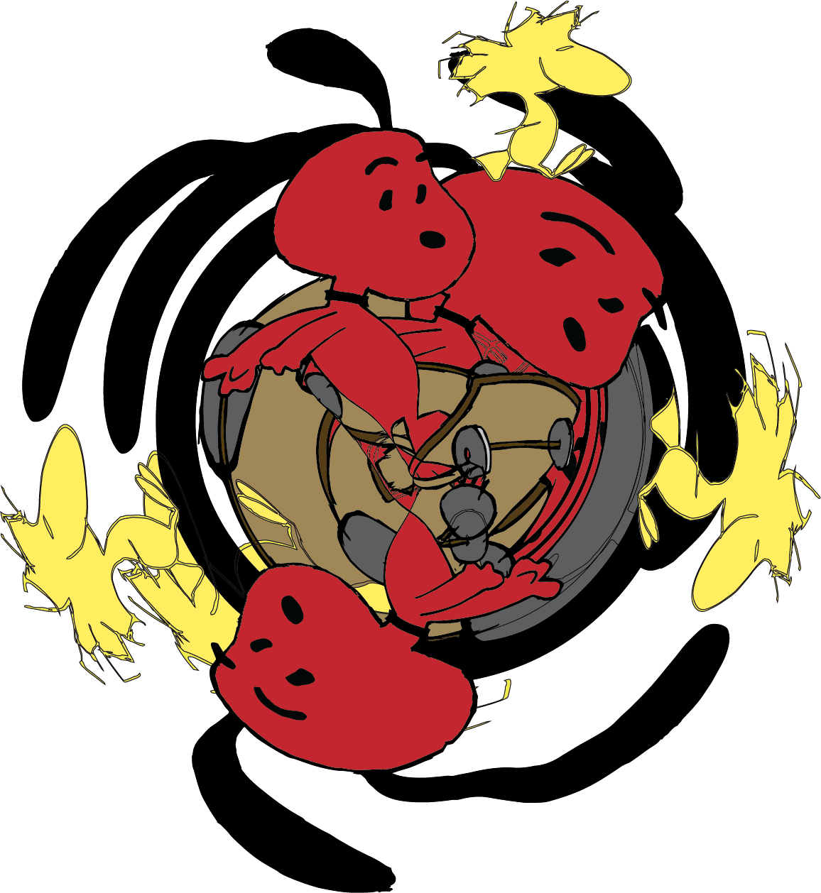 Portraits Of The Famous Clipart (1156x1258), Png Download