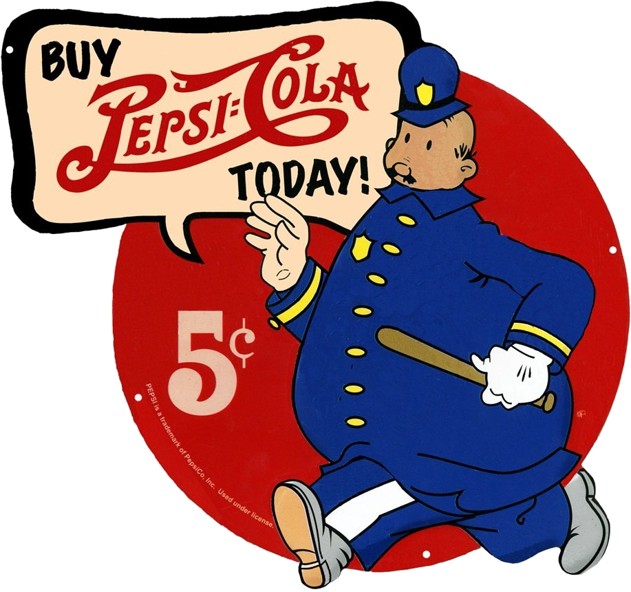 Vintage El Glamour De Anta&209o Publicidad Pepsi Cola Clipart (1000x901), Png Download