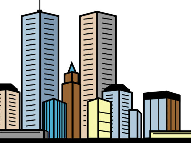 Skyscraper Clipart Cartoon - Png Download (640x480), Png Download
