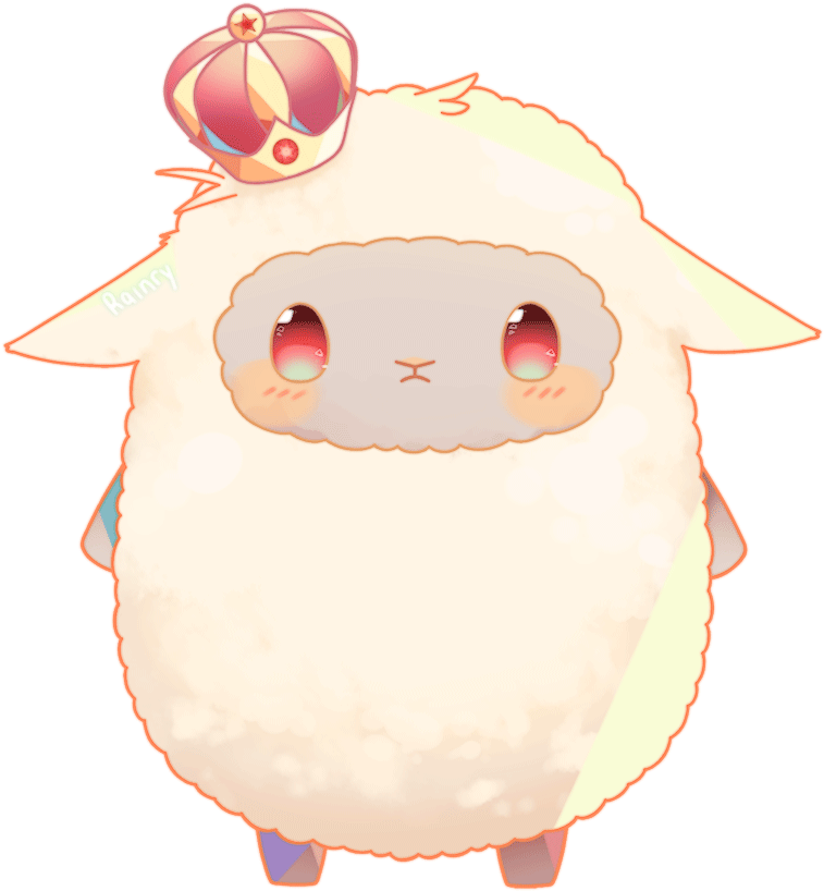 King Sheep By Rainry Clipart (767x903), Png Download