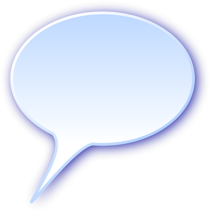 3d Rounded Speech Bubble Clipart (800x800), Png Download