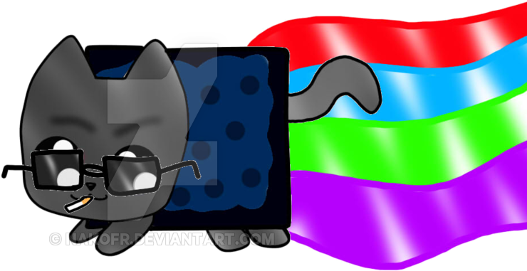 Nyan Cat Png Clipart (1024x576), Png Download