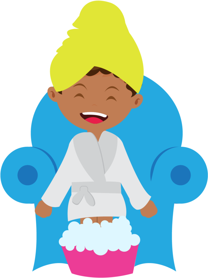 Pink Door Spa Party Clipart (1000x1000), Png Download