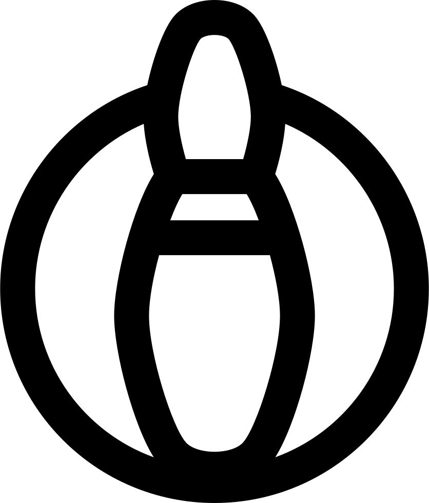 Bowling Pin And Ball Comments Clipart (836x980), Png Download