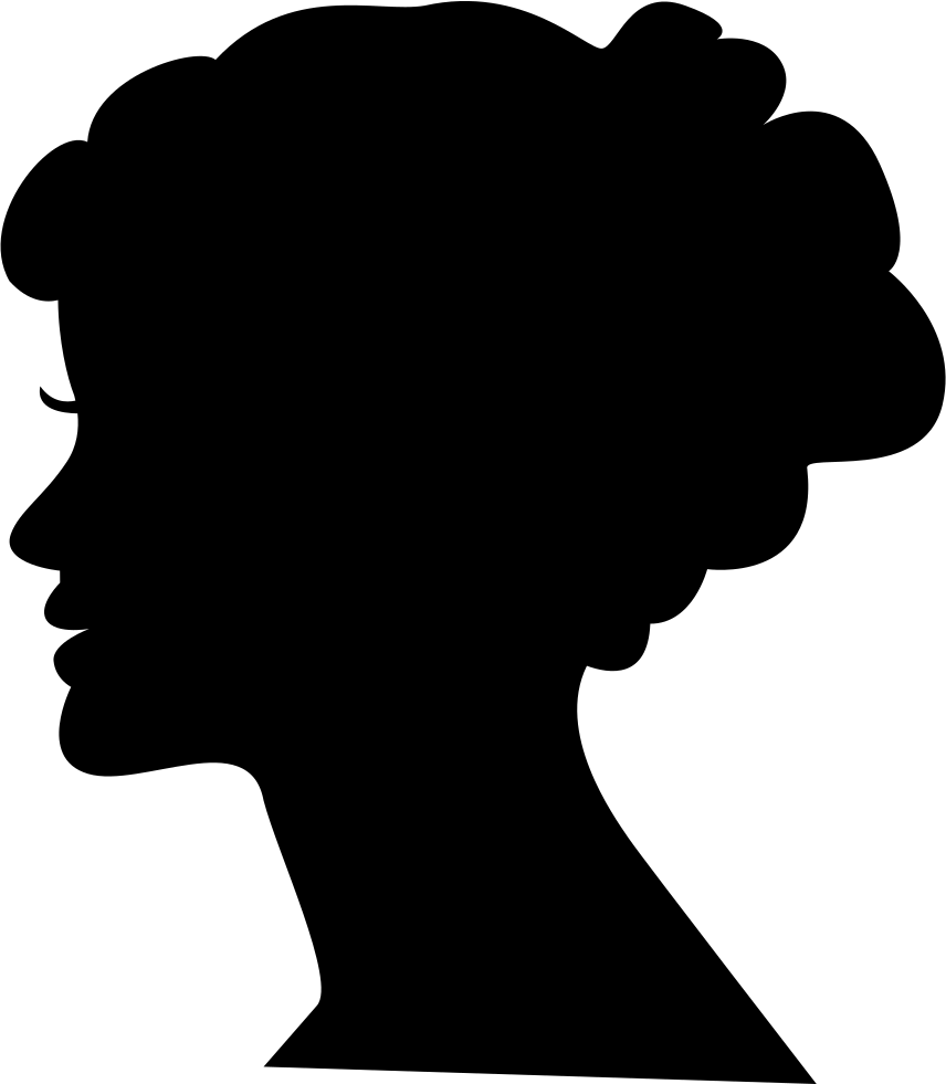 Silhouette Head Png Clipart (856x981), Png Download