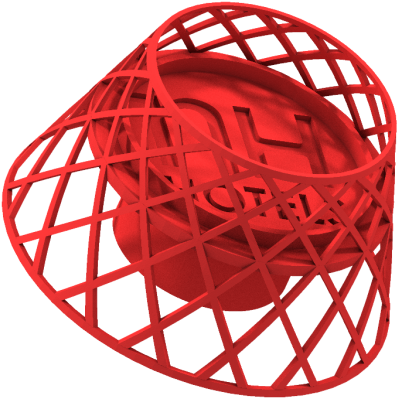 Tealight Holder Nh Hotel 3d Printed Clipart (600x600), Png Download