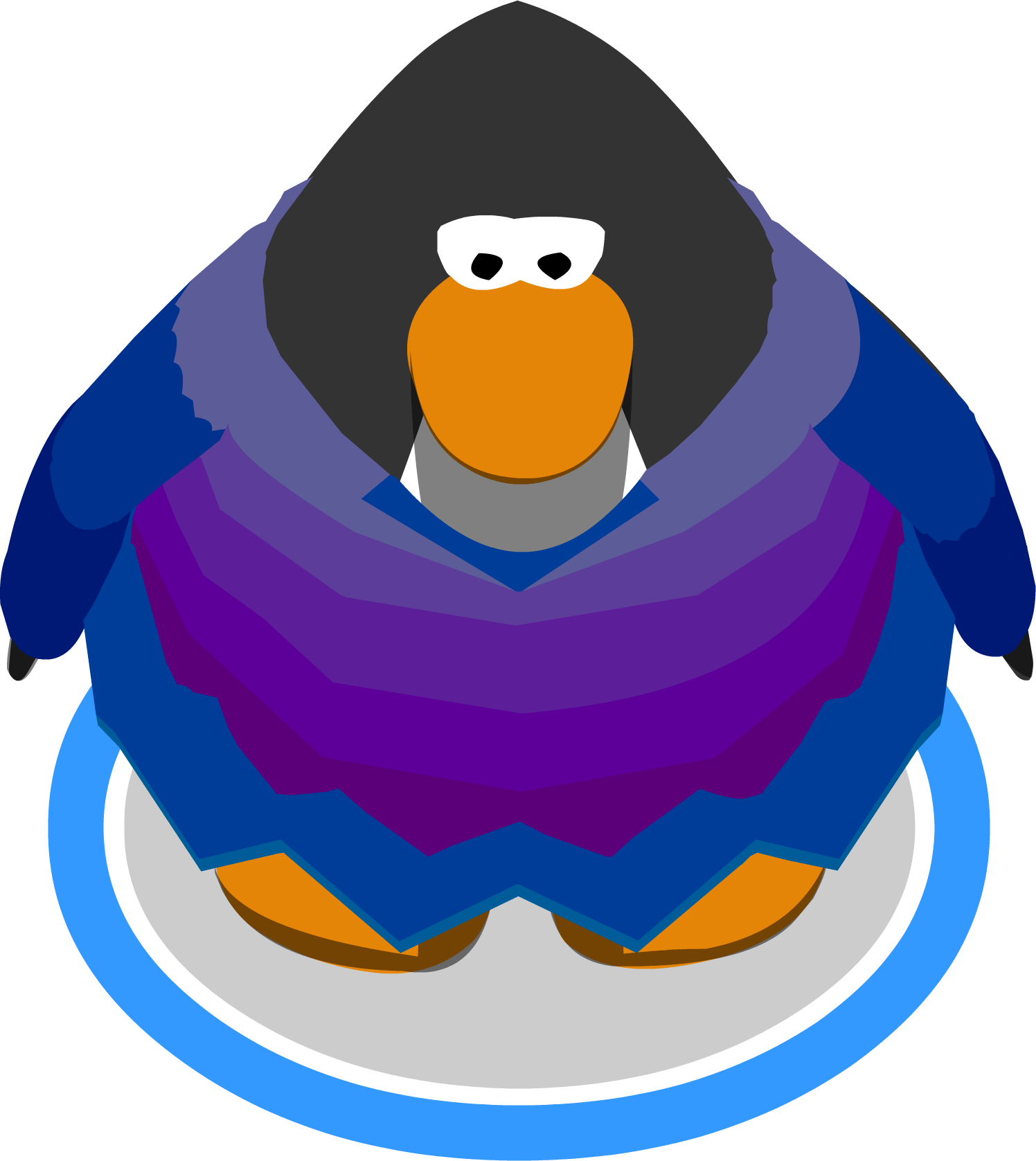 Purple Figure Skating Dress In-game Clipart (1496x1677), Png Download