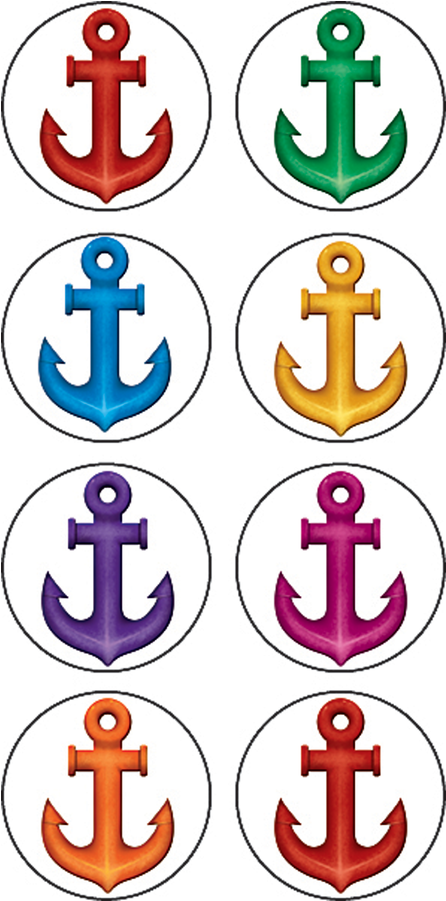 Anchors Mini Stickers Clipart (900x900), Png Download