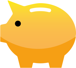 Piggy Bank Clipart (600x600), Png Download