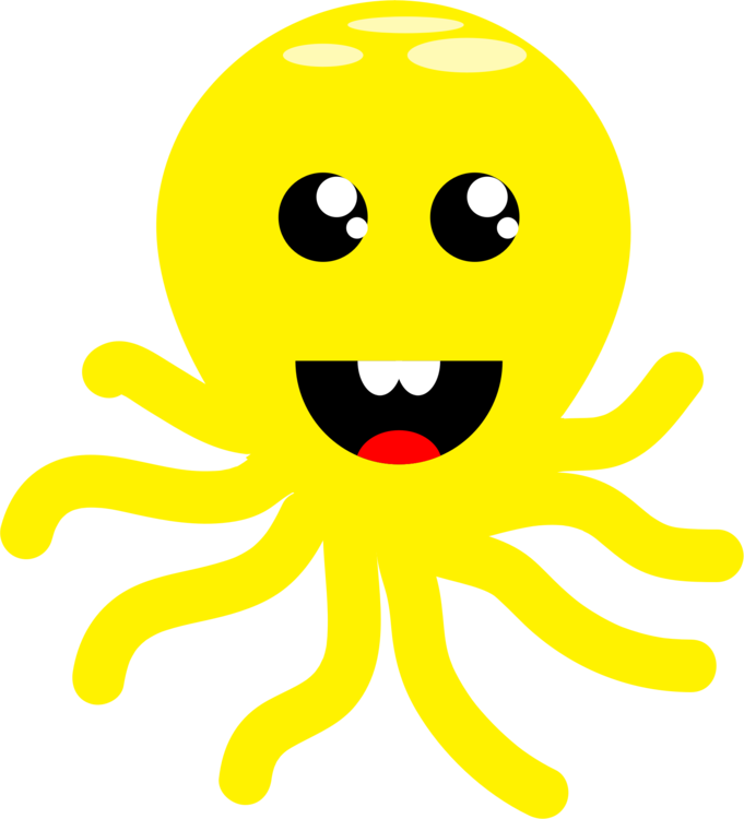 Smiley Invertebrate Line Clipart (681x750), Png Download