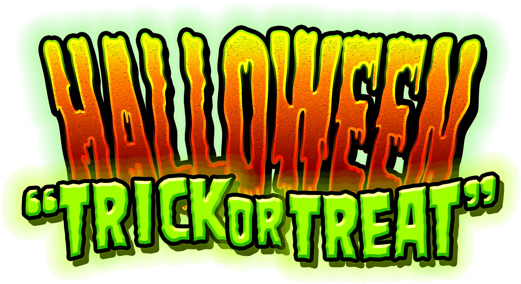 Trick Or Treat Clipart (1800x1024), Png Download