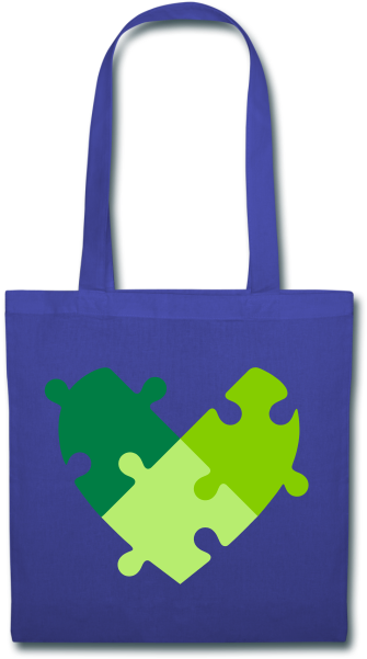 Heart Puzzle - Tote Bag Clipart (650x650), Png Download