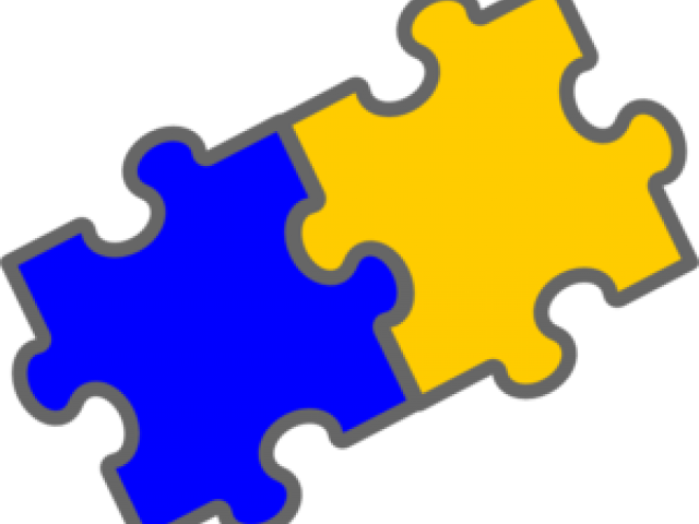 Cartoon Puzzle Pieces Clipart (640x480), Png Download