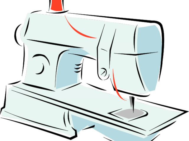 Sewing Machine Clipart Household Appliance - Png Download (640x480), Png Download
