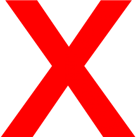 Red Cross Mark Clipart Big - Png Download (640x480), Png Download