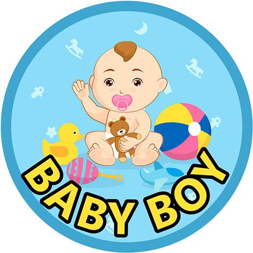 Baby Boy Clipart (595x595), Png Download