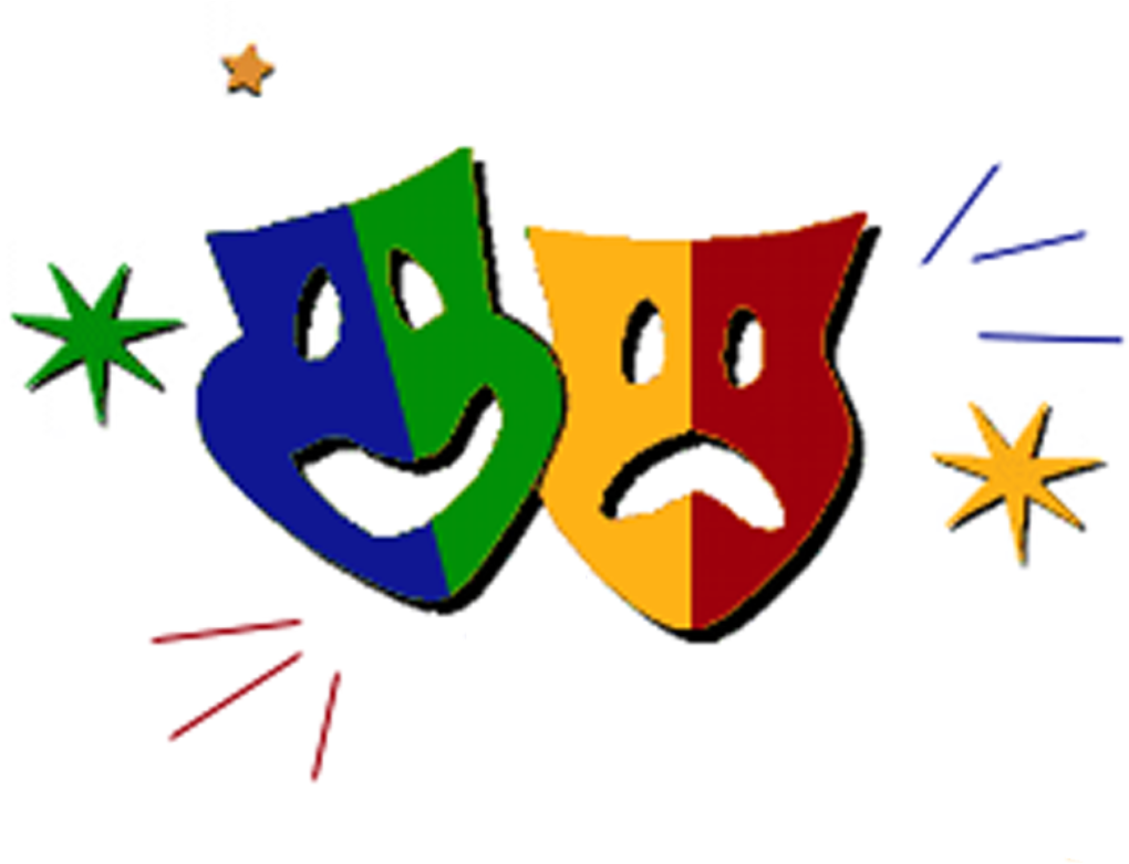 Theatre Masks Clipart (1150x809), Png Download