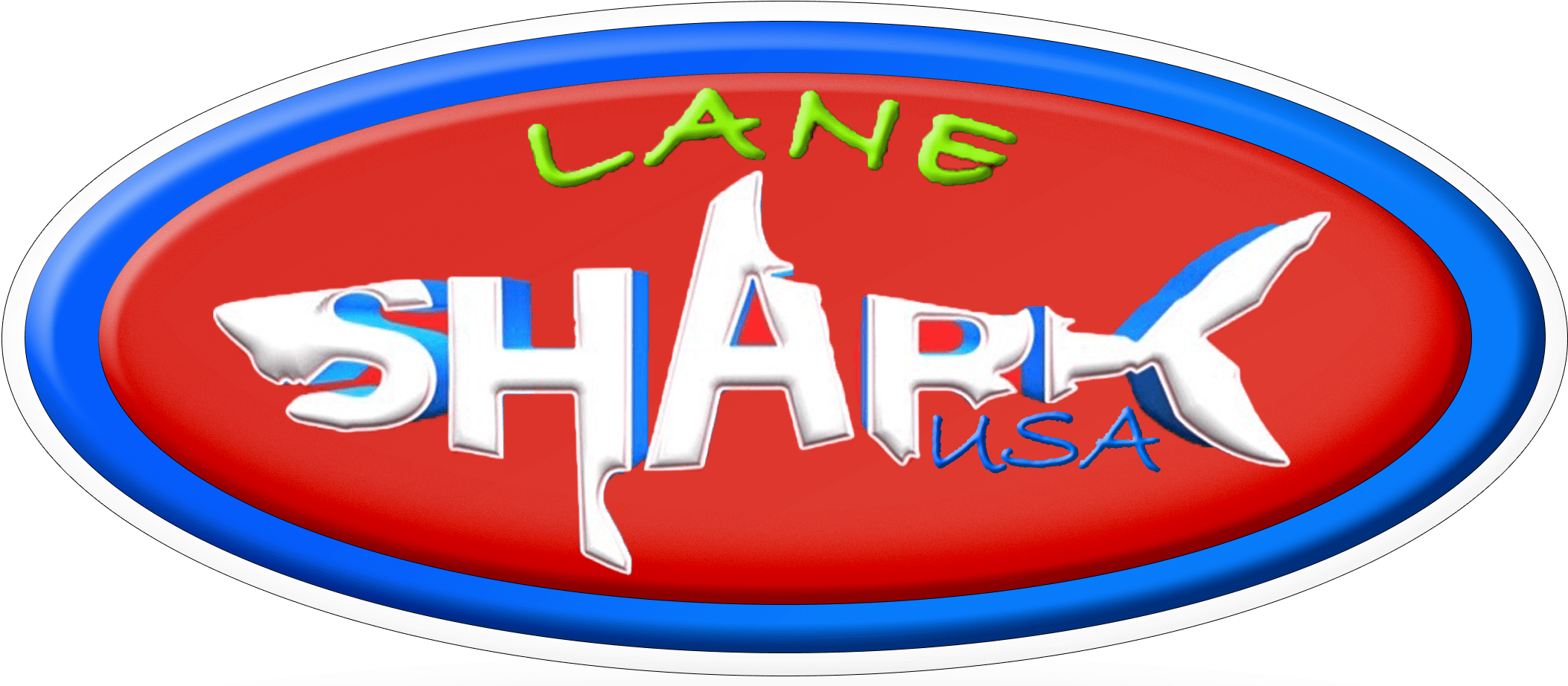 Lane Shark Usa - Machine Clipart (2116x931), Png Download