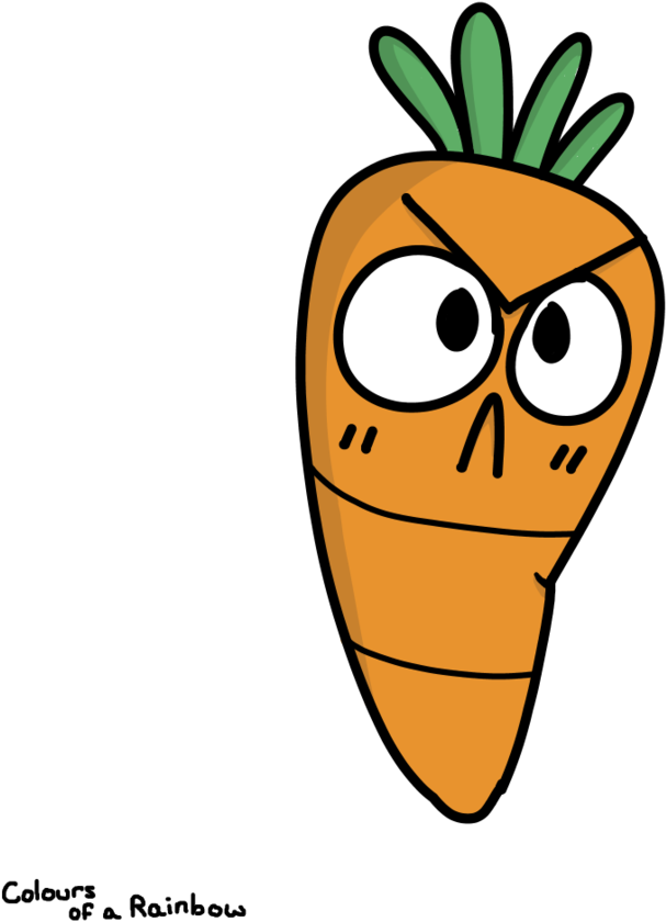 Png Transparent Carrot Clipart Angry (894x894), Png Download