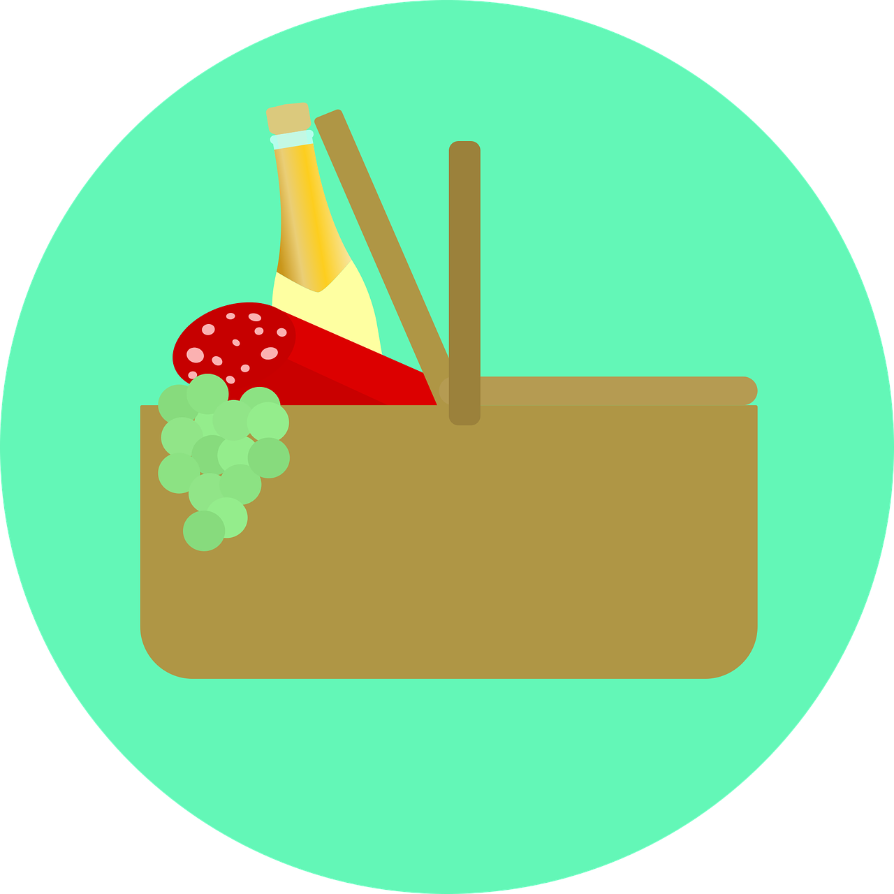 Picnic In The Parking Lot Set For June - Picnic Clipart (1280x1280), Png Download