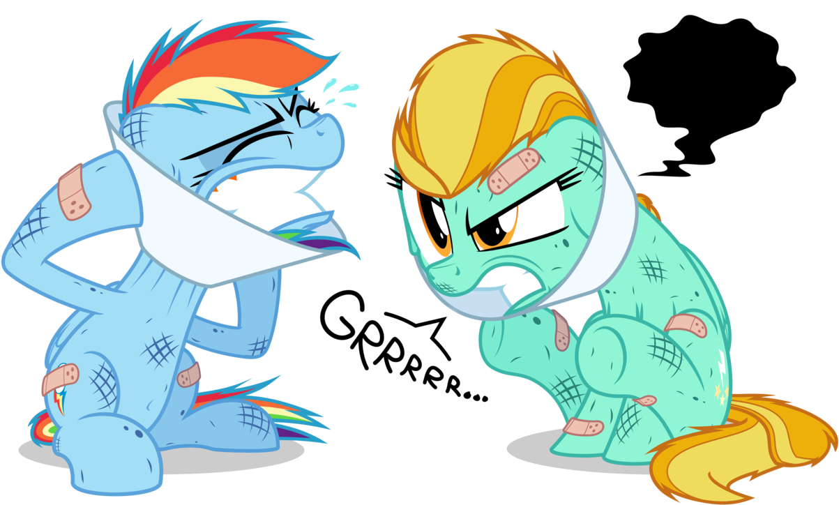 Lightning Clipart Rainbow - Rainbow Dash Vs Lighting Dust - Png Download (1280x782), Png Download