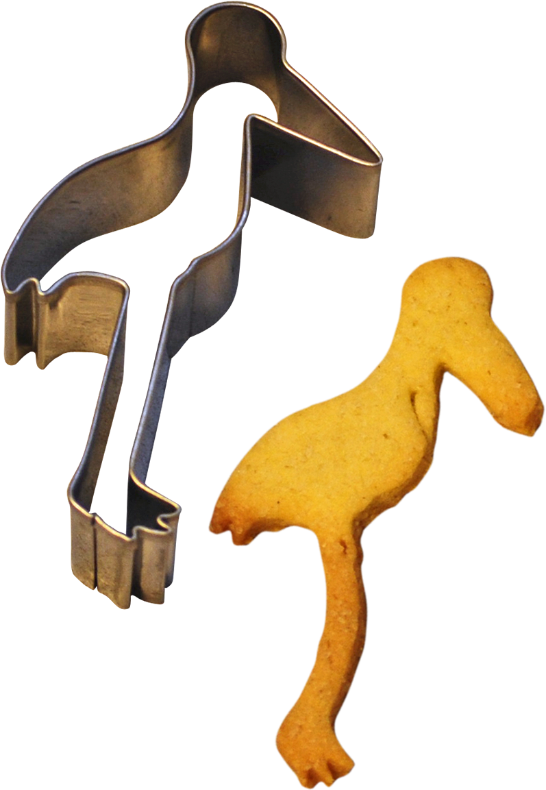 Ausstechform Storch - Cookie Cutter Clipart (1200x1200), Png Download