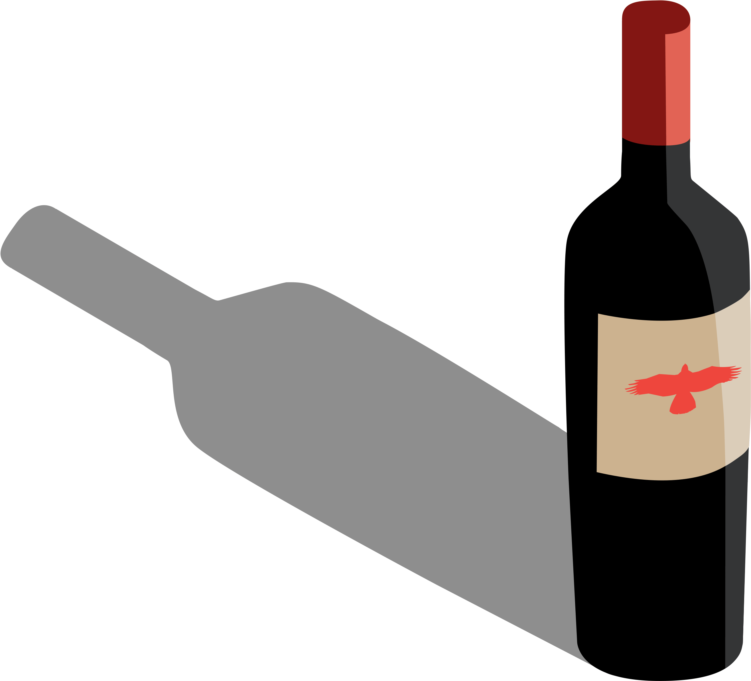 Bottles Big - Wine Bottle Clipart (2674x2674), Png Download