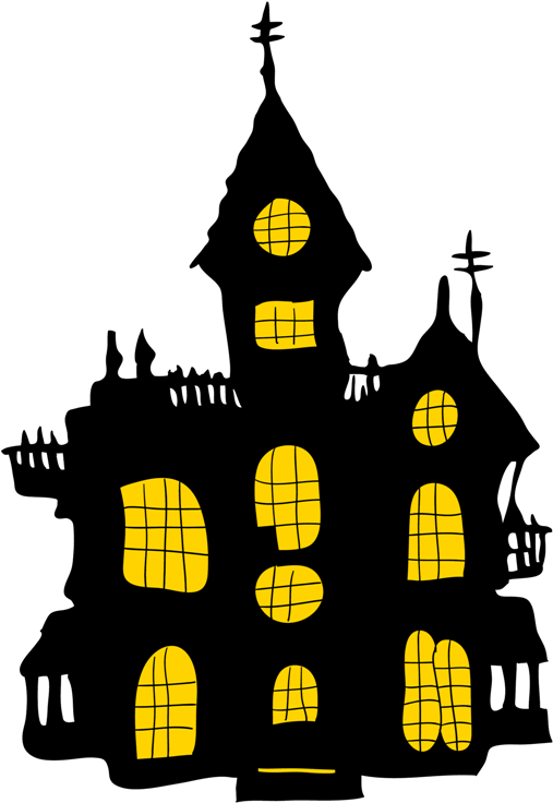 Halloween Clipart, Views Album, Kids Stickers, Yandex, - Transparent Background Halloween House - Png Download (538x768), Png Download