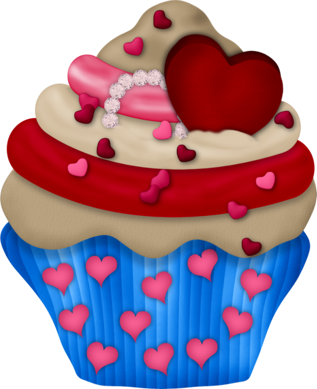 Cupcake & Bolos E Etc Cupcake Clipart, Cupcake Art, - Png Download (652x800), Png Download