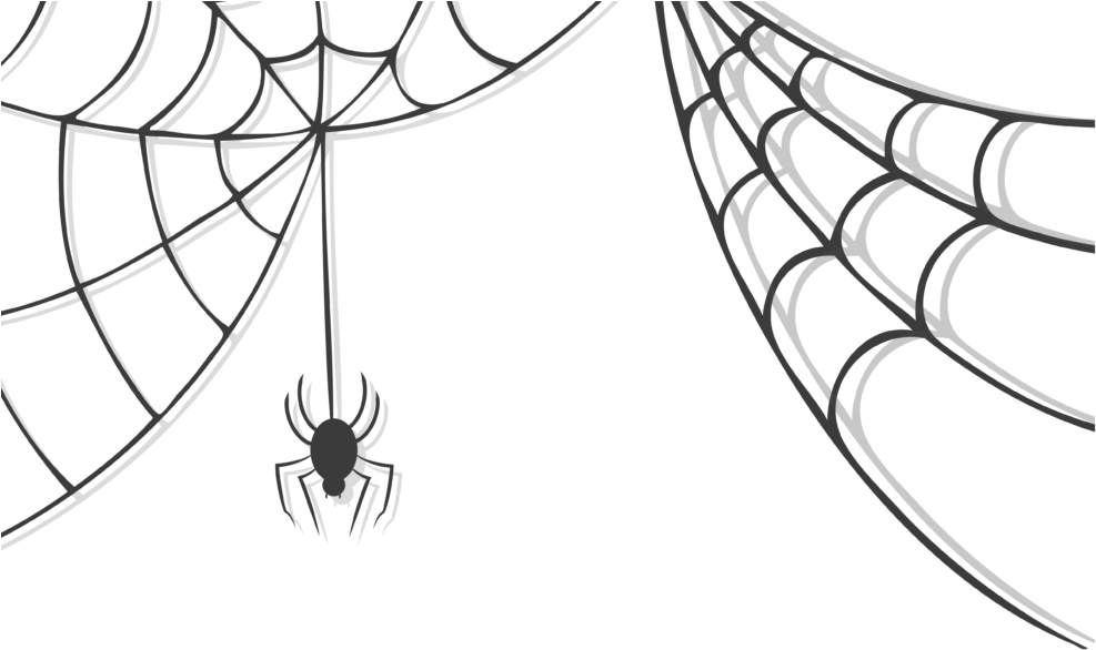 Halloween Transparent Cobwebs Spider Web Png Bear Clipart - Halloween Spider Web Clipart (1024x615), Png Download
