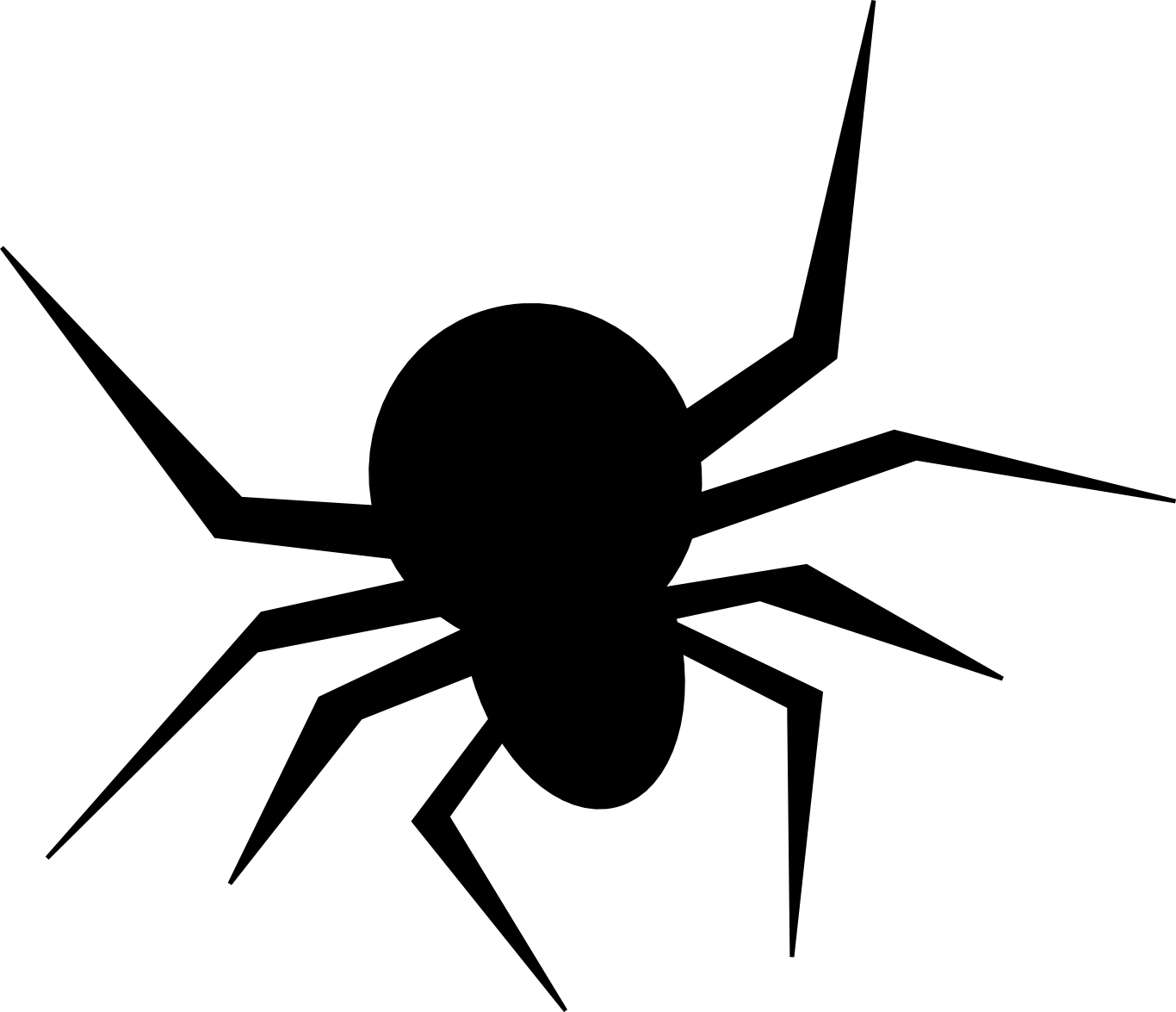 Halloween Spider Pictures - Spider Halloween Png Clipart (1366x1175), Png Download