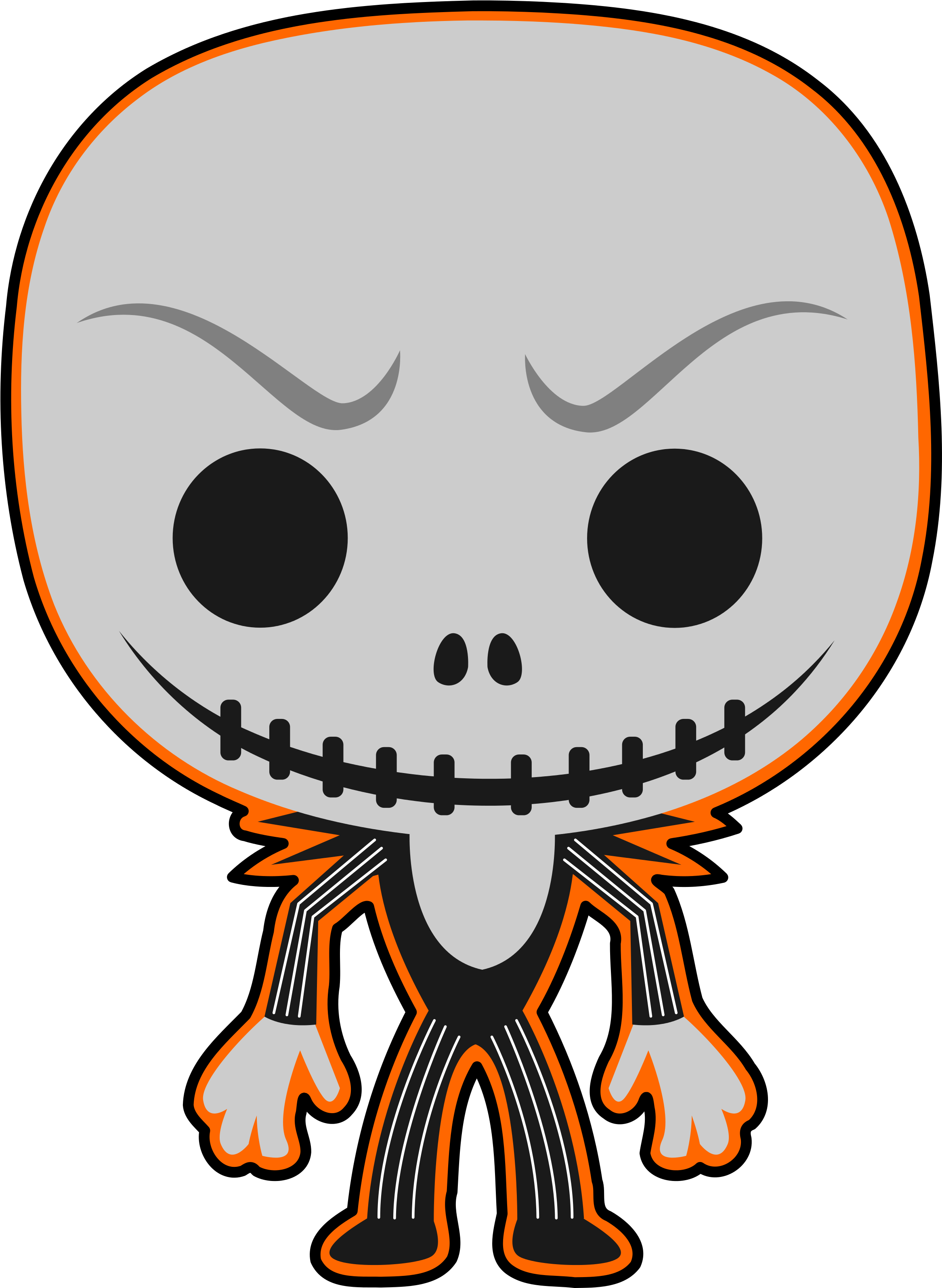 Scary Clipart King - Png Download (2550x3300), Png Download