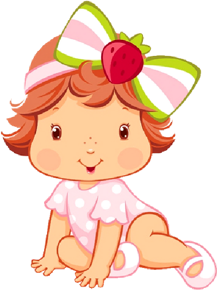 Baby Strawberry Shortcake Clip Art - Baby Strawberry Shortcake Characters - Png Download (600x600), Png Download