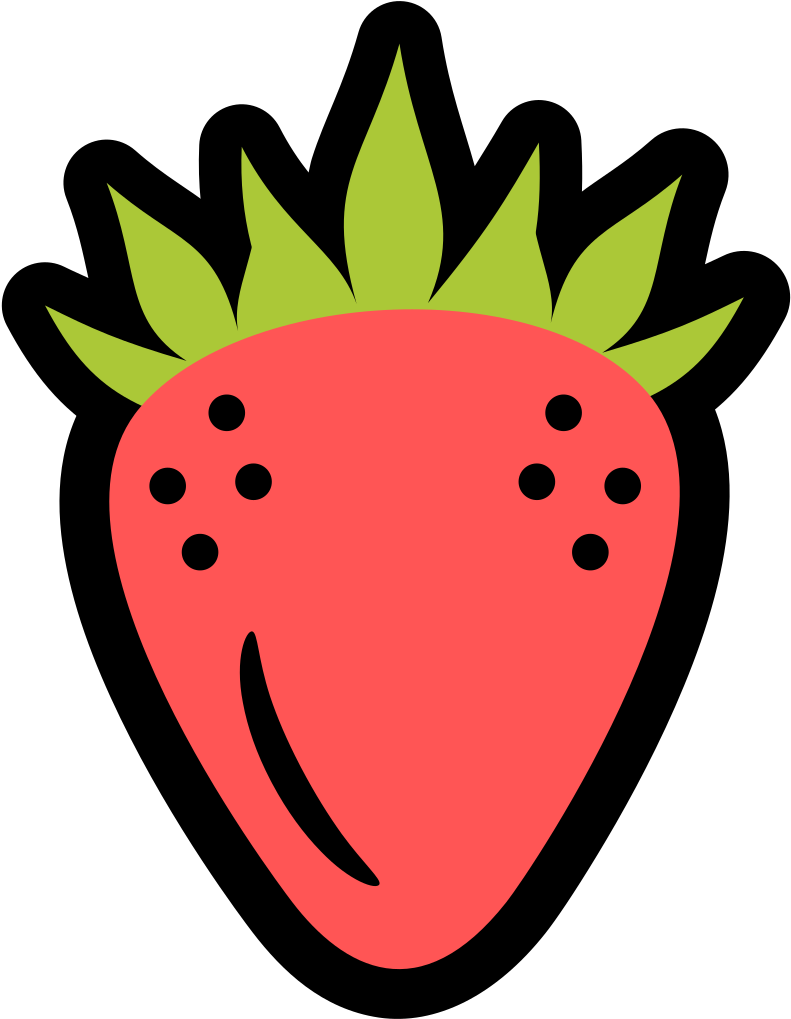 Strawberries Clipart Object - Strawberry - Png Download (1024x1024), Png Download