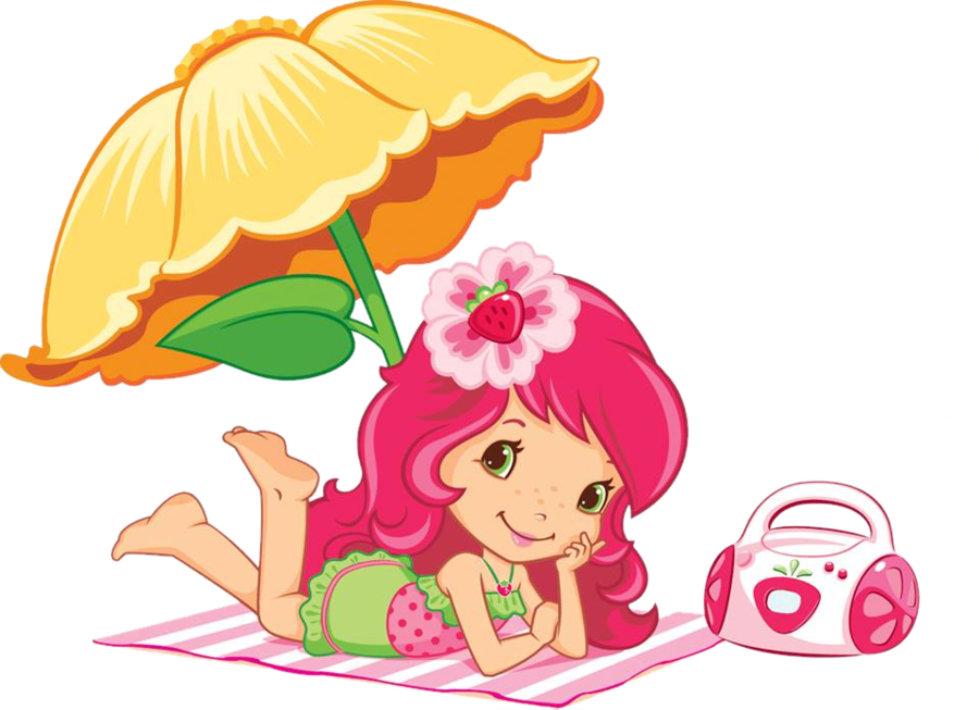 Christine Staniforth ♛༻ Raspberry Torte, Strawberry - Strawberry Shortcake And Friends Summer Clipart (900x653), Png Download