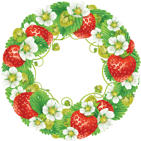 Pin By Cayndzz Tan On Strawberry Shortcake - Cafepress Strawberry Fruit & Flowers Full/queen Clipart (575x576), Png Download