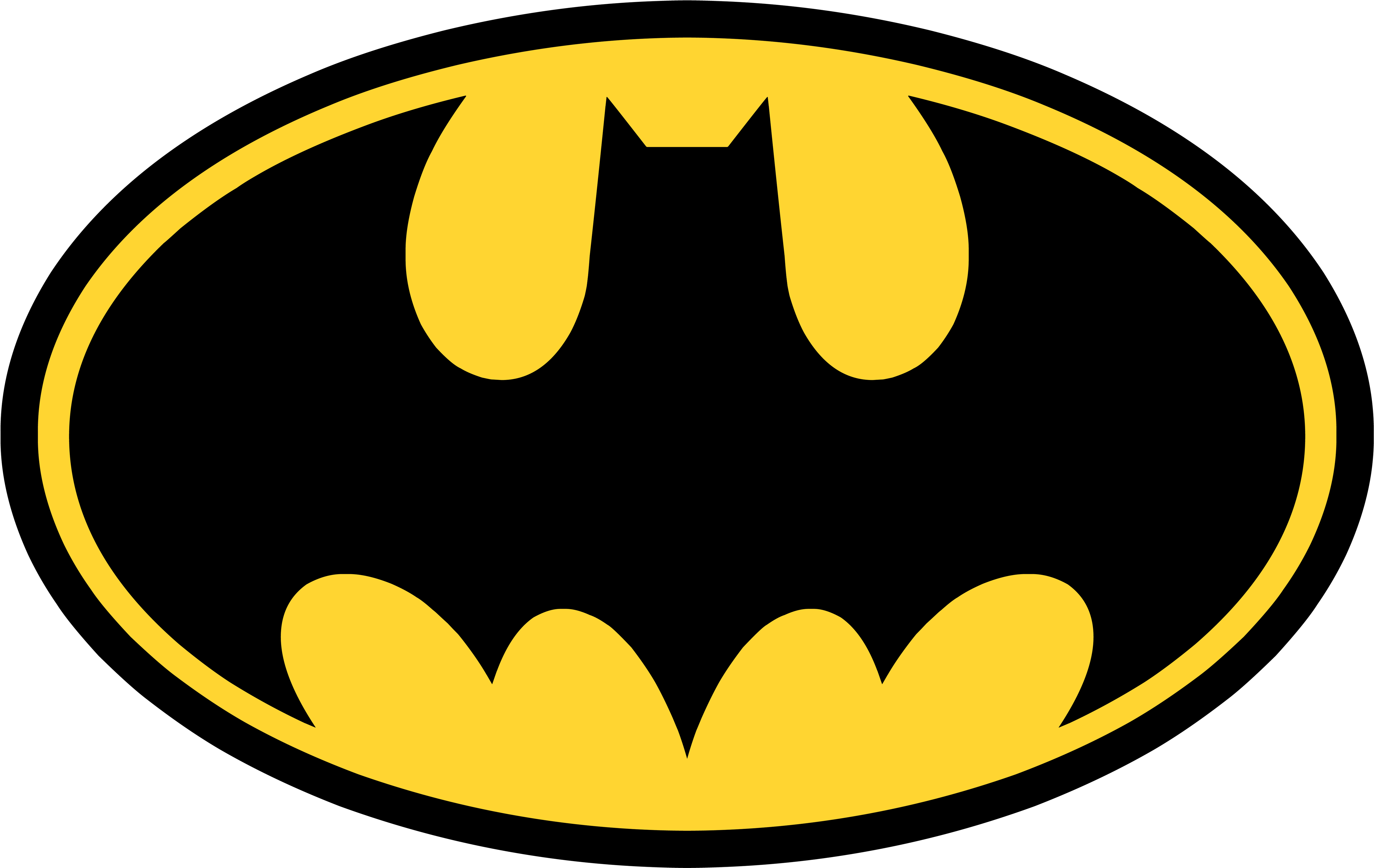 Batman - Batman Logo Clipart (4750x3000), Png Download