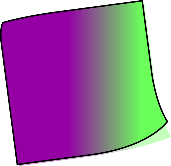 Sticky Paper Clip Art - Clip Art - Png Download (600x580), Png Download