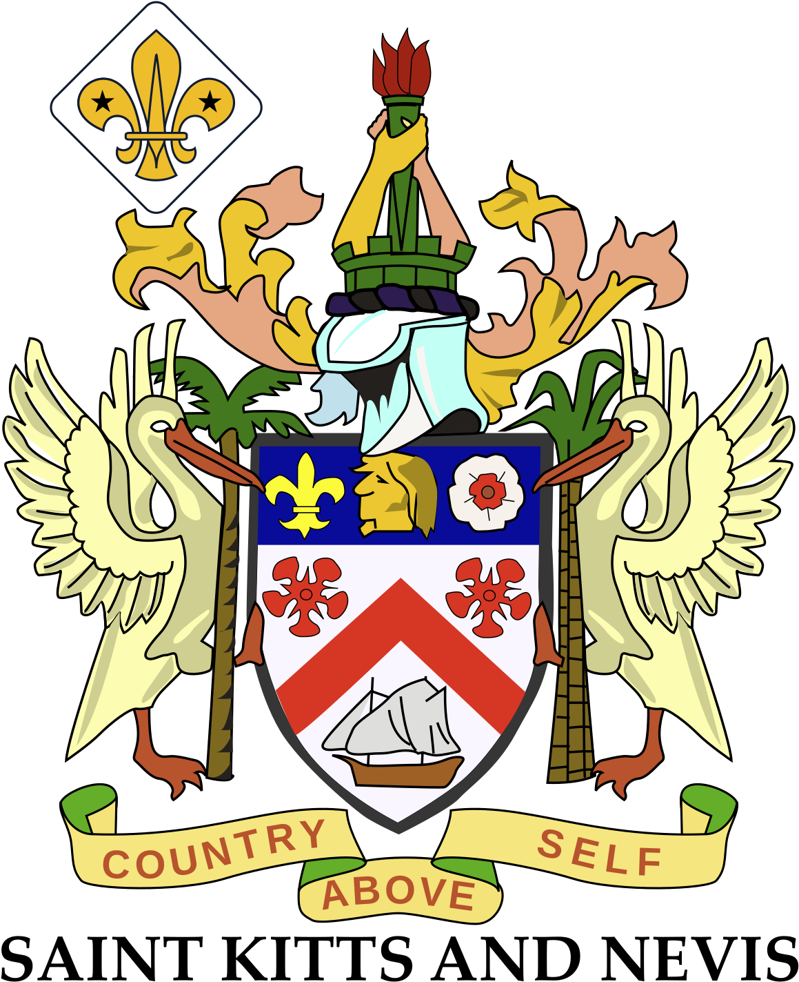 Colorful Coat Of Arms Clipart (1200x1487), Png Download