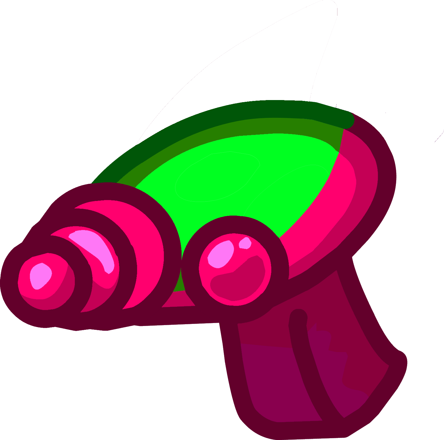 Laser Tag Gun - Cartoon Laser Gun Clipart (1496x1482), Png Download