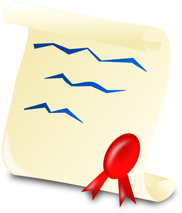 Diploma Seal Parchment Scroll Idea - Diploma Icon Clipart (547x640), Png Download