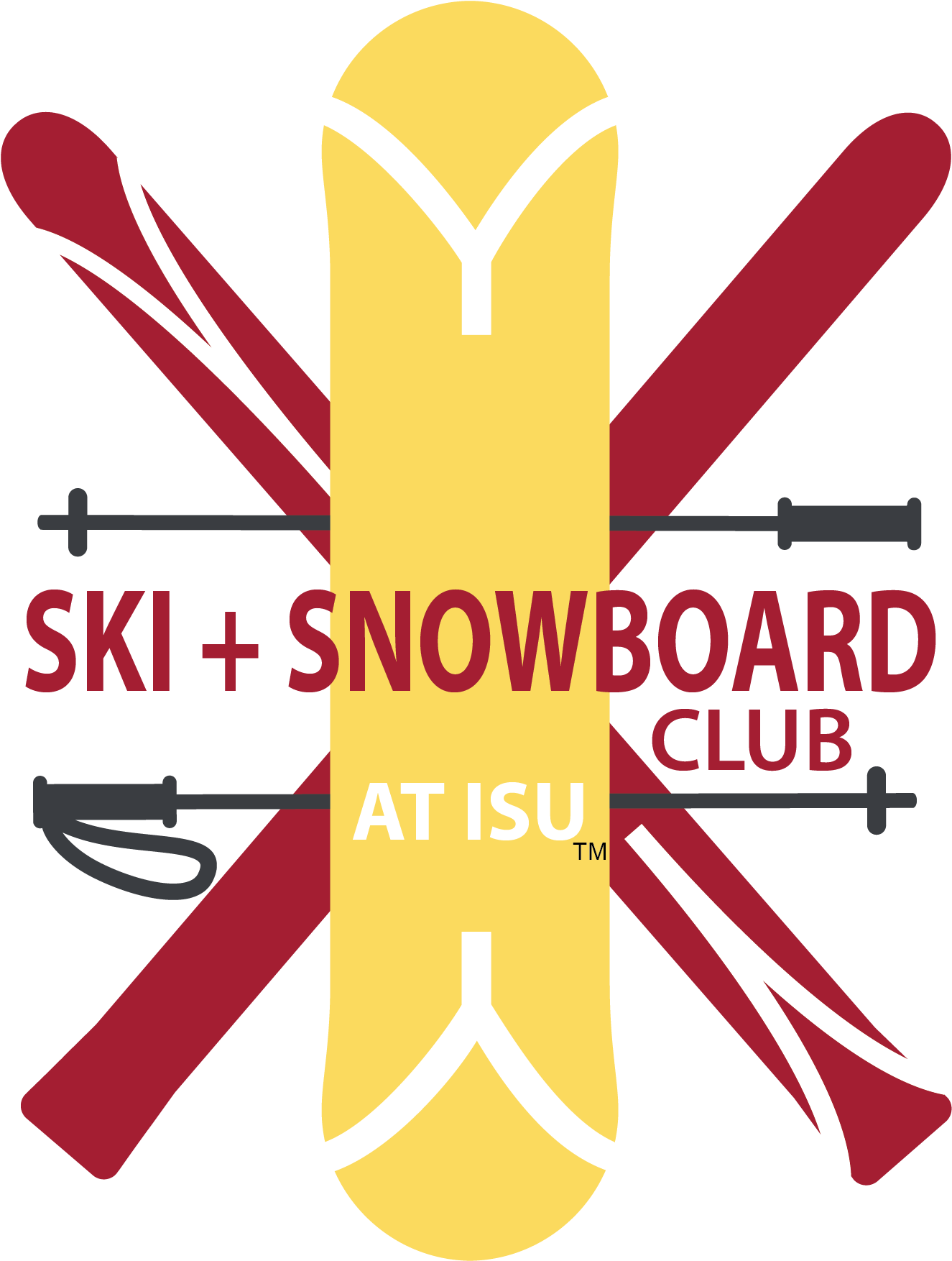 Ski And Snowboard Club - Iowa Clipart (1446x1753), Png Download