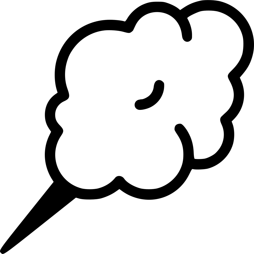 Jpg Freeuse Stock Drawing At Getdrawings Com - Cotton Candy Clipart Black And White - Png Download (980x978), Png Download