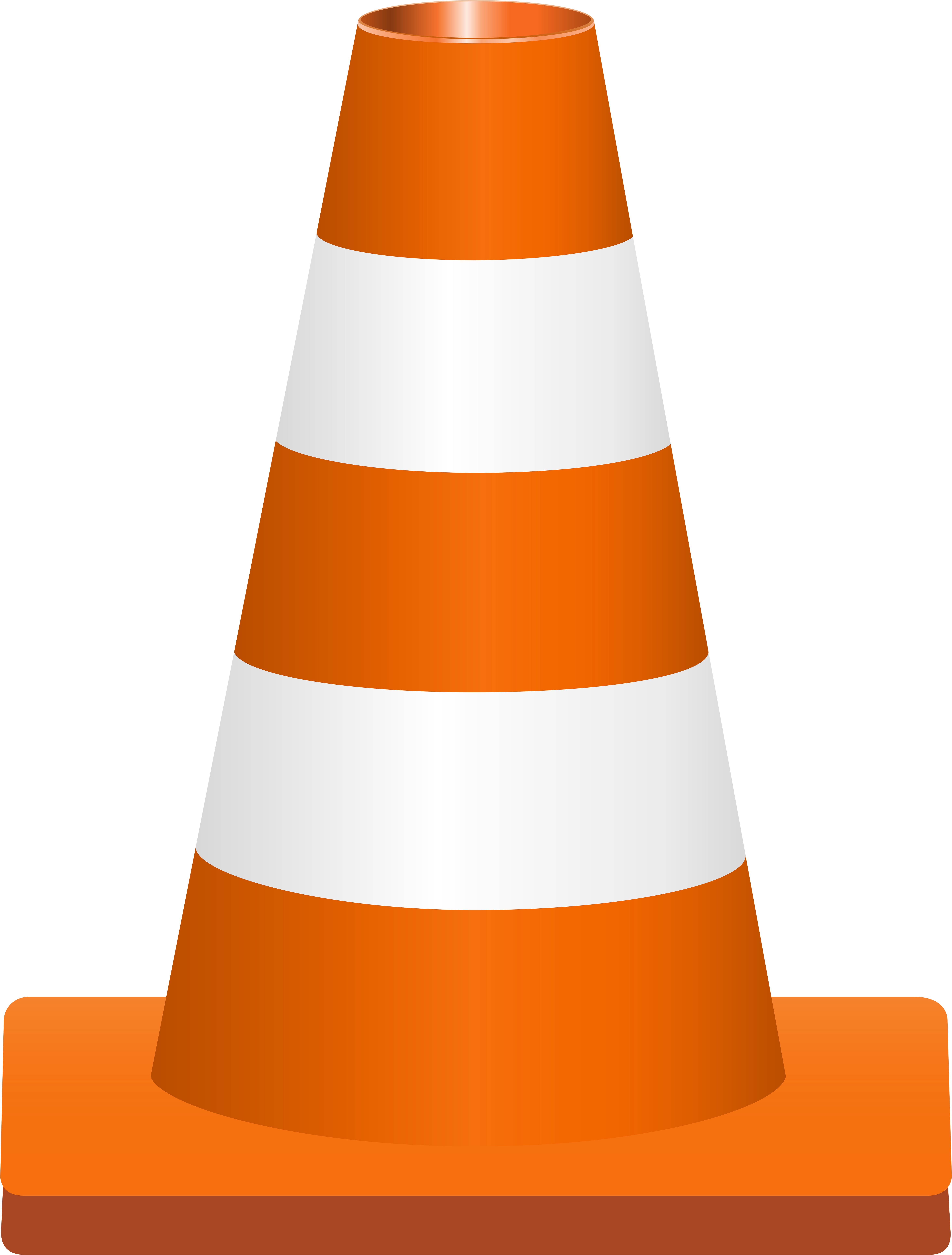 View Full Size - Orange Cone Clipart Transparent - Png Download (5984x8000), Png Download