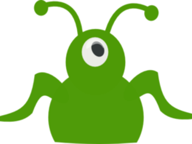 Alien Clipart Green - Clip Art - Png Download (640x480), Png Download